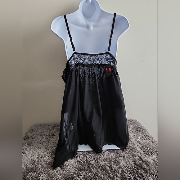 NWT One Piece Lace Lingerie Teddy Babydoll Bodycon Sexy Costumes Black Sheer 18W - Picture 8 of 9